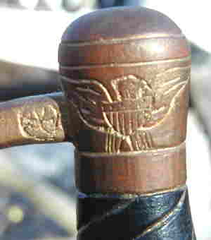 Picture - Wood Sword Eagle on Pommel