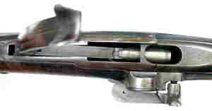 The Jenks-Remington Single Shot Breechloading Percussion Carbine - Breech Open