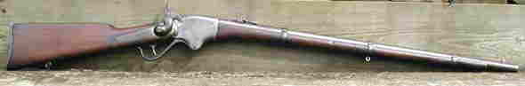 RIGHT SIDE VIEW OF THE SPENCER REPEATING RIFLE - SN 3981
